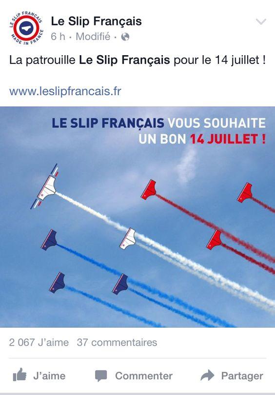 calendrier social média - le slip français
