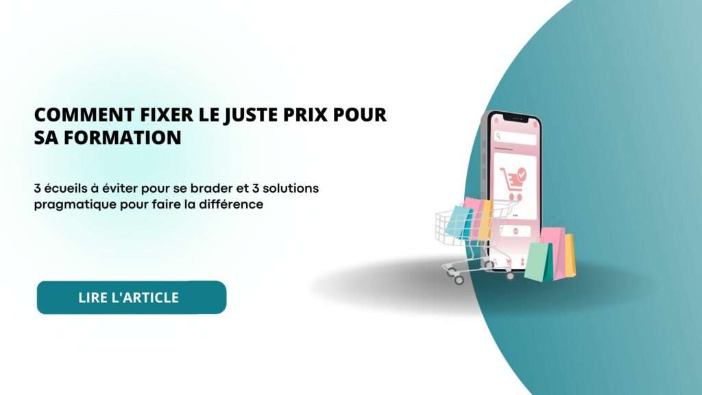 Fixer un prix pour ses formations