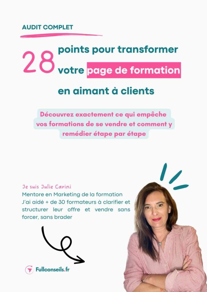 Guide page de vente pour créer une page de vente claire